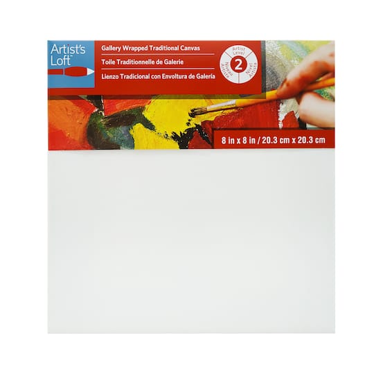 Michaels, Level 2 Gallery Wrapped Traditional Canvas by Artist's Loft® – Category: Stretched Canvas